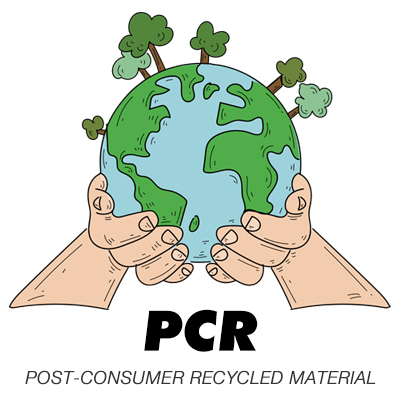 PCR  Post-Consumer Recycled Material