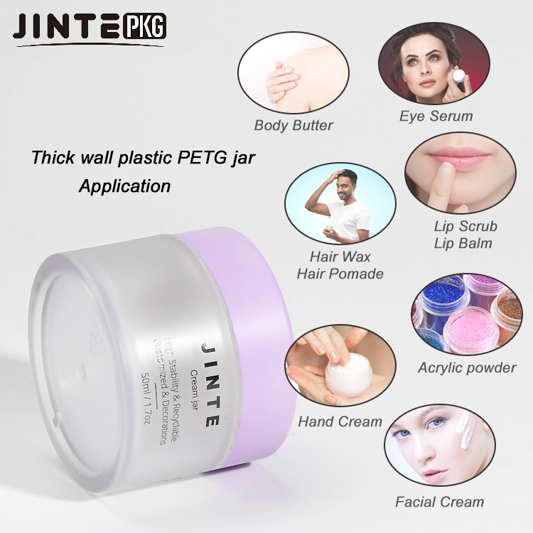 JTI01(Frosted Jar with Purple Lid)
